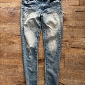American Eagle Outfitters Blue Jegging Distressed Vintage Look